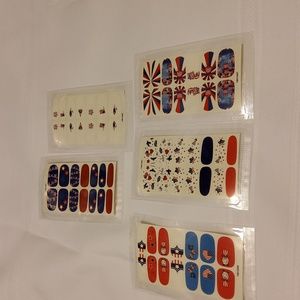 Patriotic Nail Polish Strips